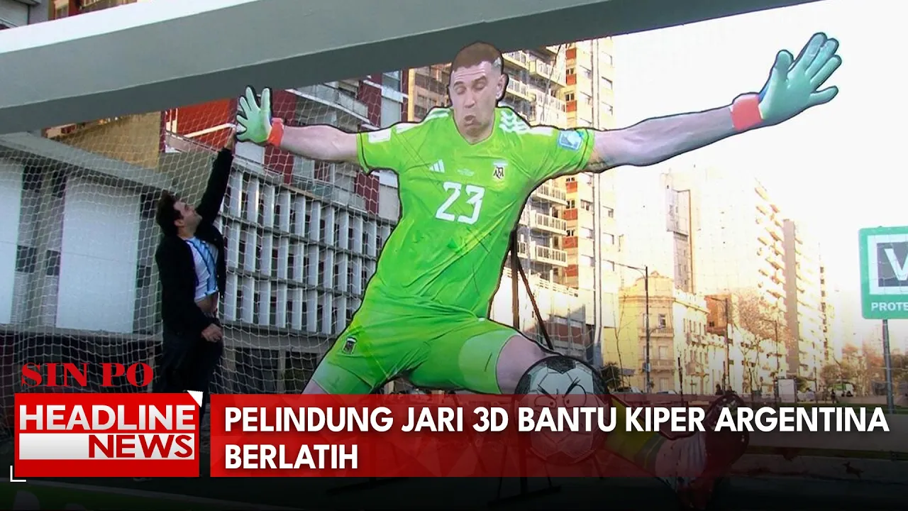 Pelindung Jari 3D Bantu Kiper Argentina Berlatih