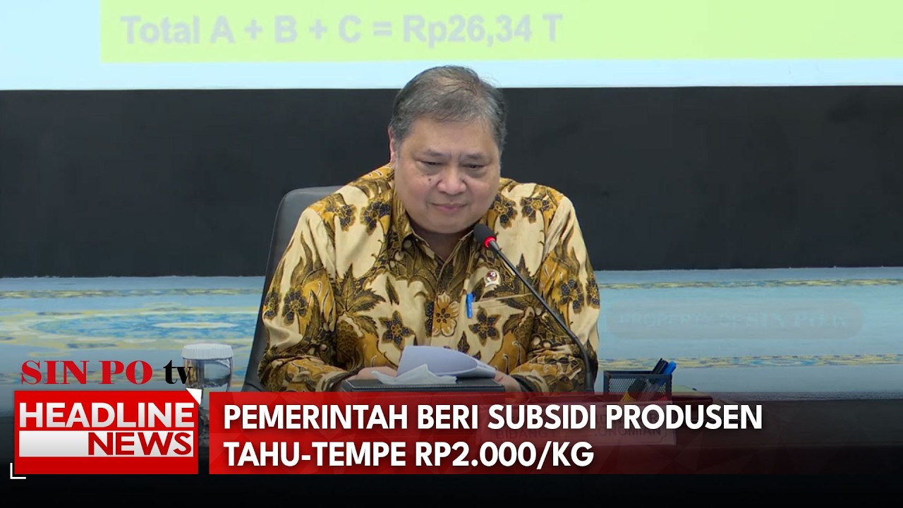 Pemerintah Beri Subsidi Produsen Tahu-Tempe Rp2.000/Kg