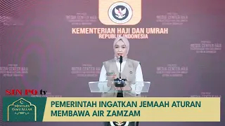 Pemerintah Ingatkan Jemaah Haji Tentang Larangan Membawa Air Zamzam Dalam Koper