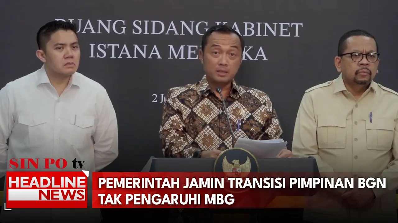 Pemerintah Jamin Transisi Pimpinan BGN Tak Pengaruhi MBG