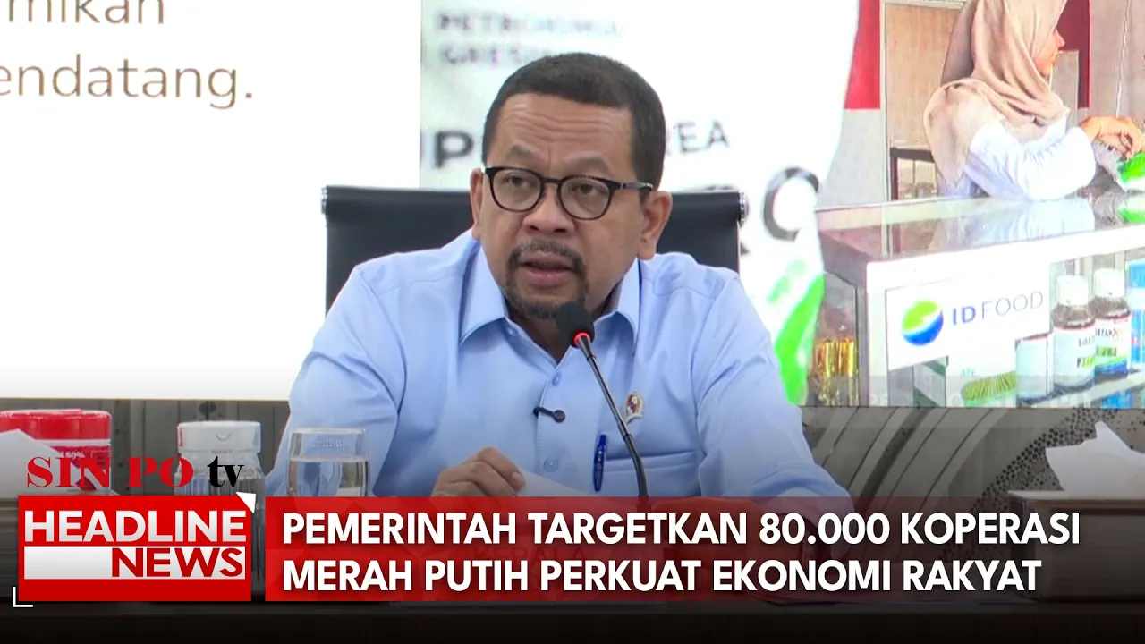 Pemerintah Targetkan 80.000 Koperasi Merah Putih Perkuat Ekonomi Rakyat