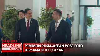Pemimpin Rusia–Asean Pose Foto Bersama di KTT Kazan