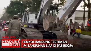 Pemkot Bandung Tertibkan 174 Bangunan Liar Di Pasirkoja