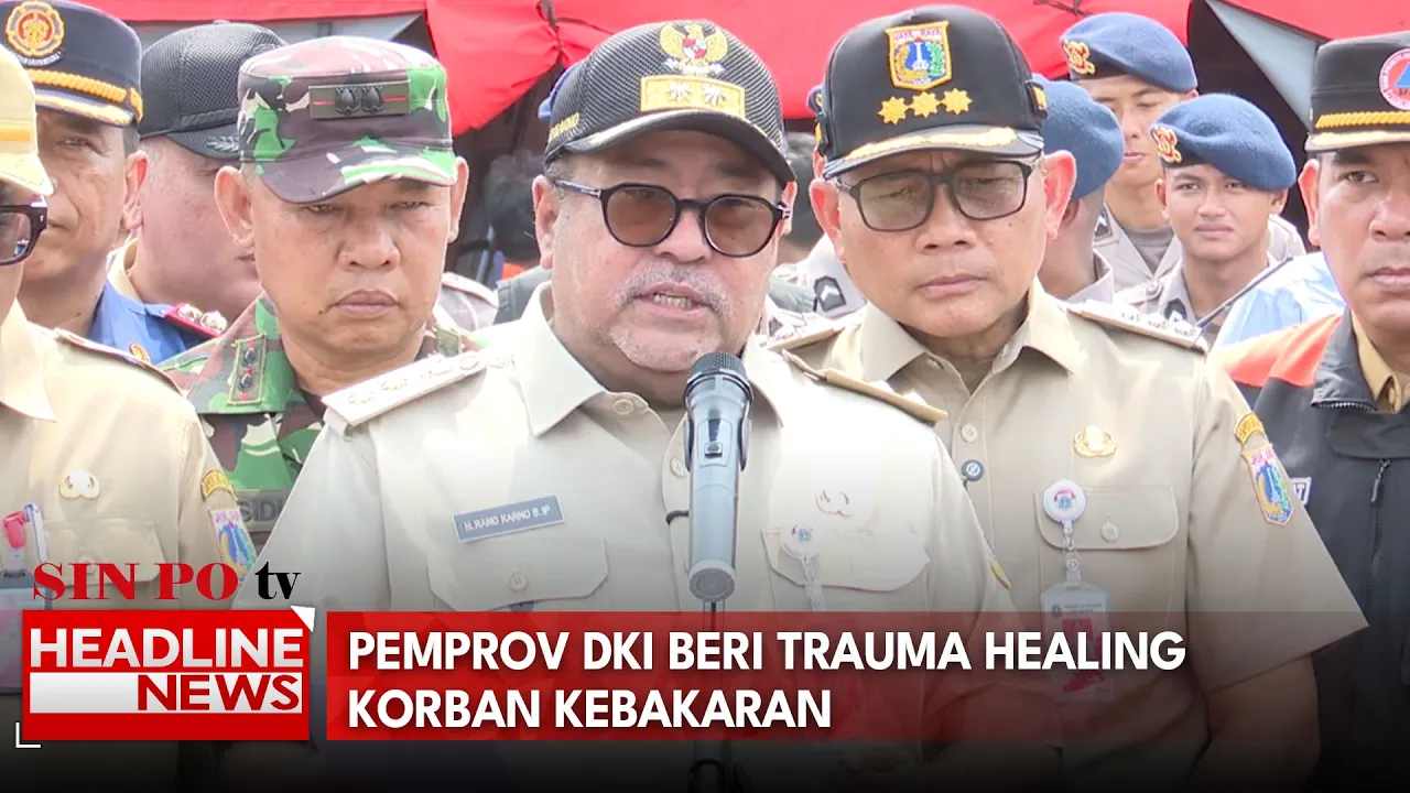Pemprov DKI Beri Trauma Healing Korban Kebakaran