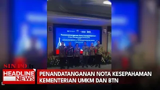 Penandatanganan Nota Kesepahaman Kementerian UMKM Dan BTN