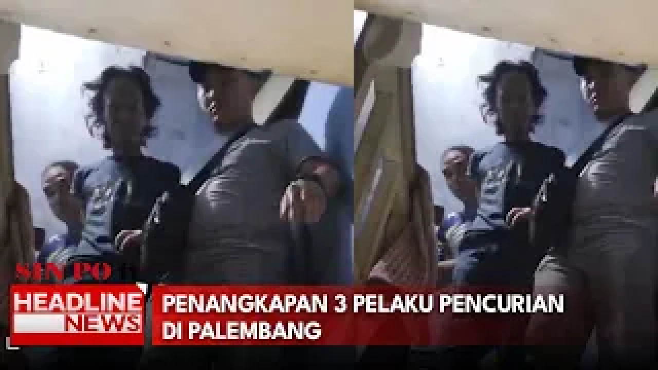 Penangkapan 3 Pelaku Pencurian Di Palembang
