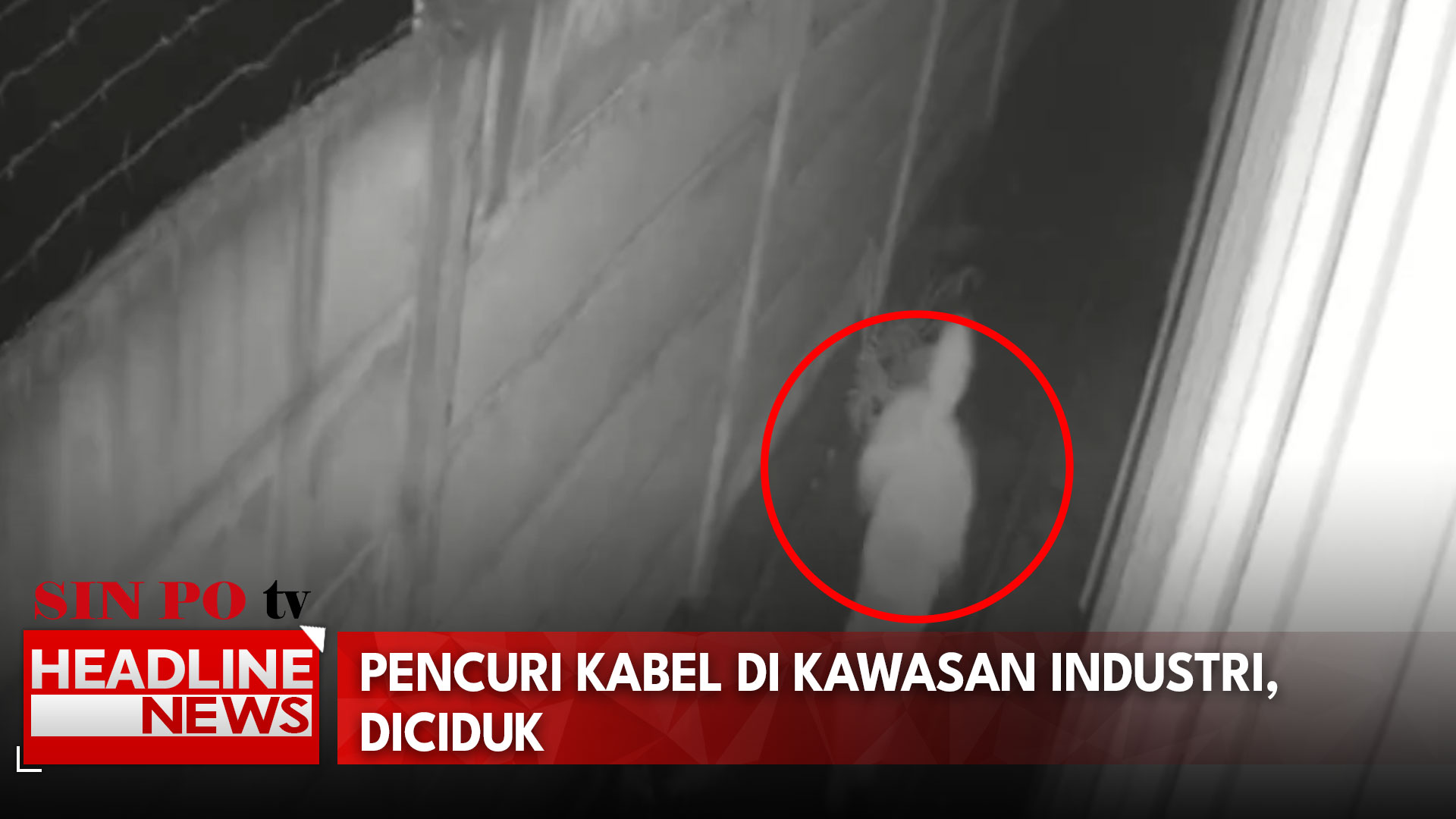 Pencuri Kabel Di Kawasan Industri, Diciduk