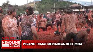 Perang Tomat Meriahkan Kolombia