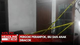 Pergoki Perampok, Ibu Dan Anak Dibacok