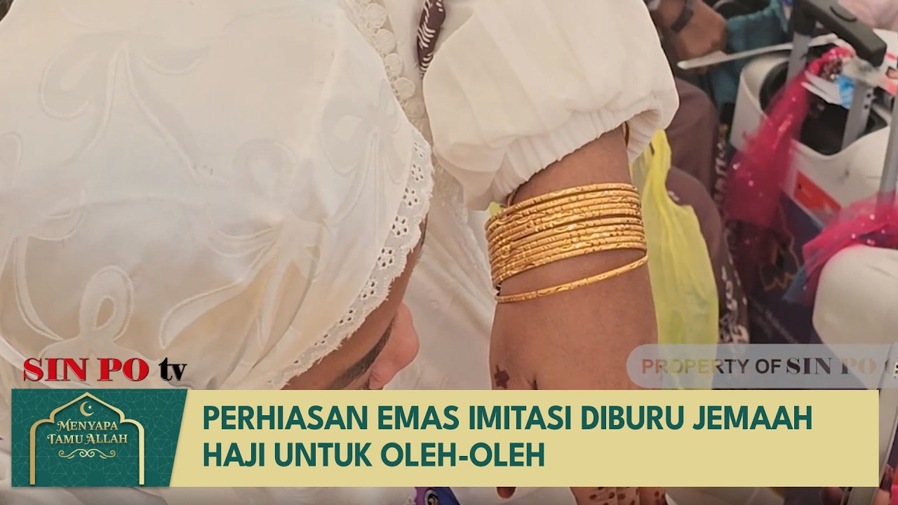 Perhiasan Emas Imitasi Diburu Jemaah Haji Untuk Oleh-Oleh