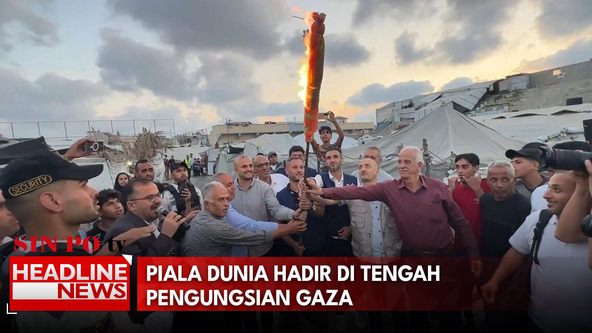 Piala Dunia Hadir Di Tengah Pengungsian Gaza