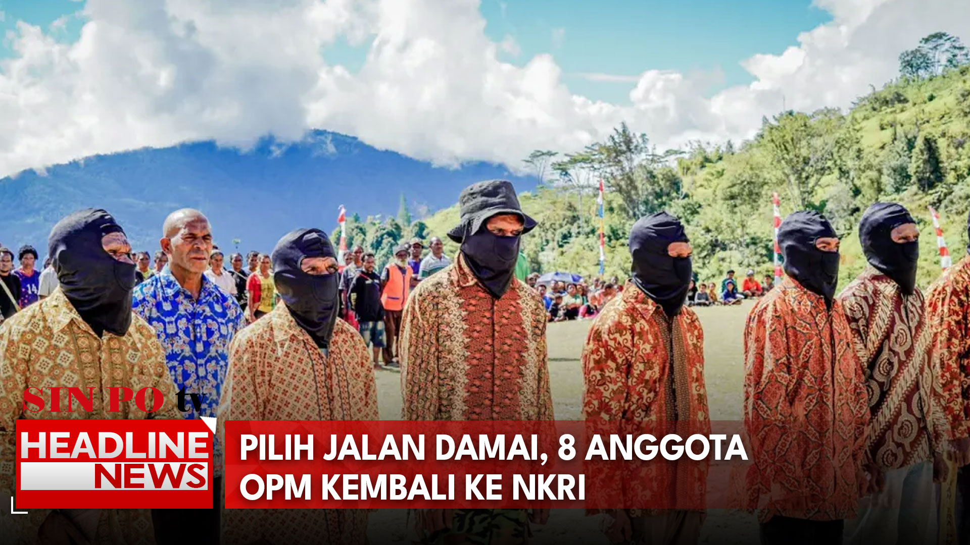 Pilih Jalan Damai, 8 Anggota OPM Kembali Ke NKRI
