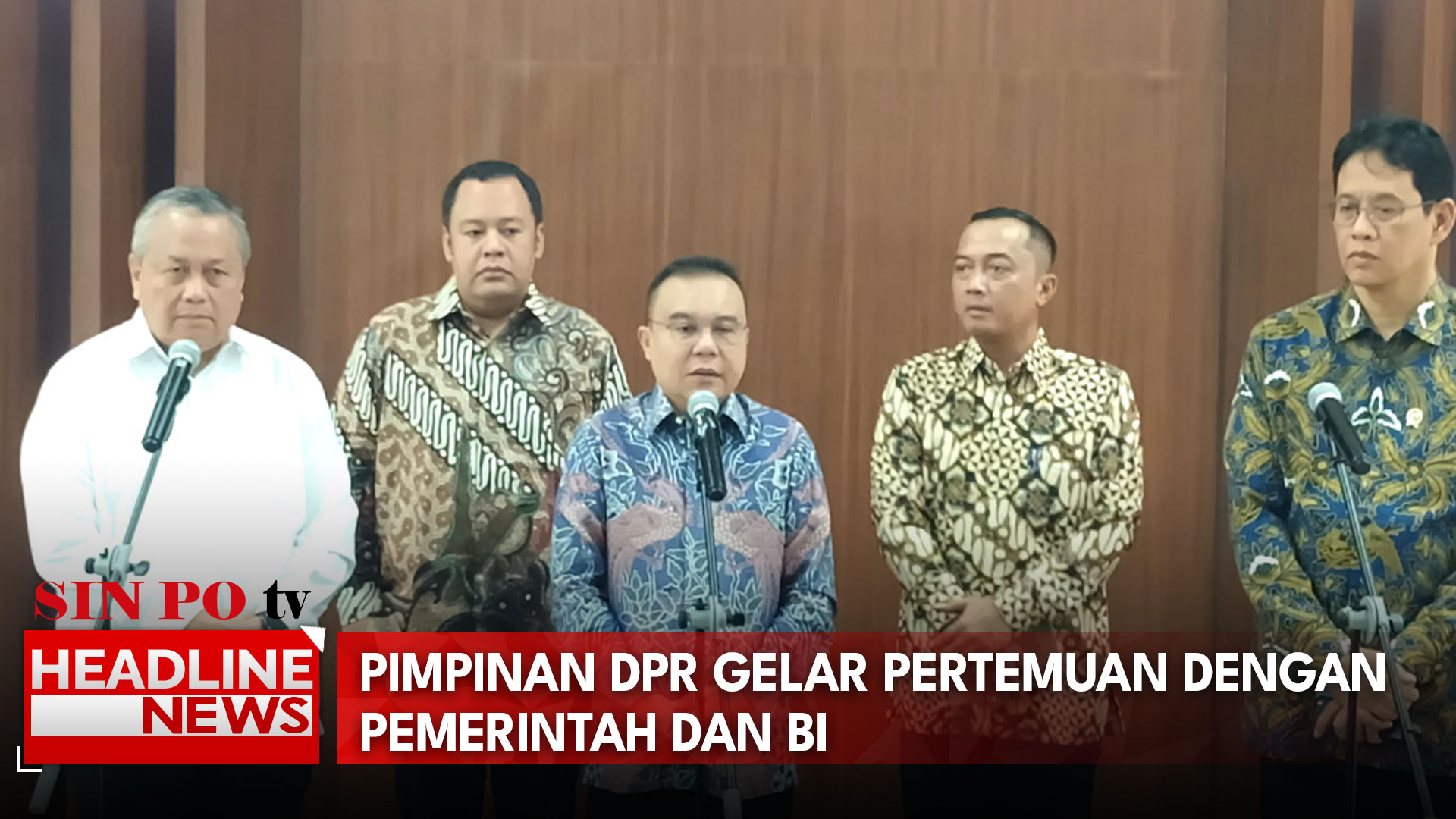 Pimpinan DPR Gelar Pertemuan Dengan Pemerintah Dan BI