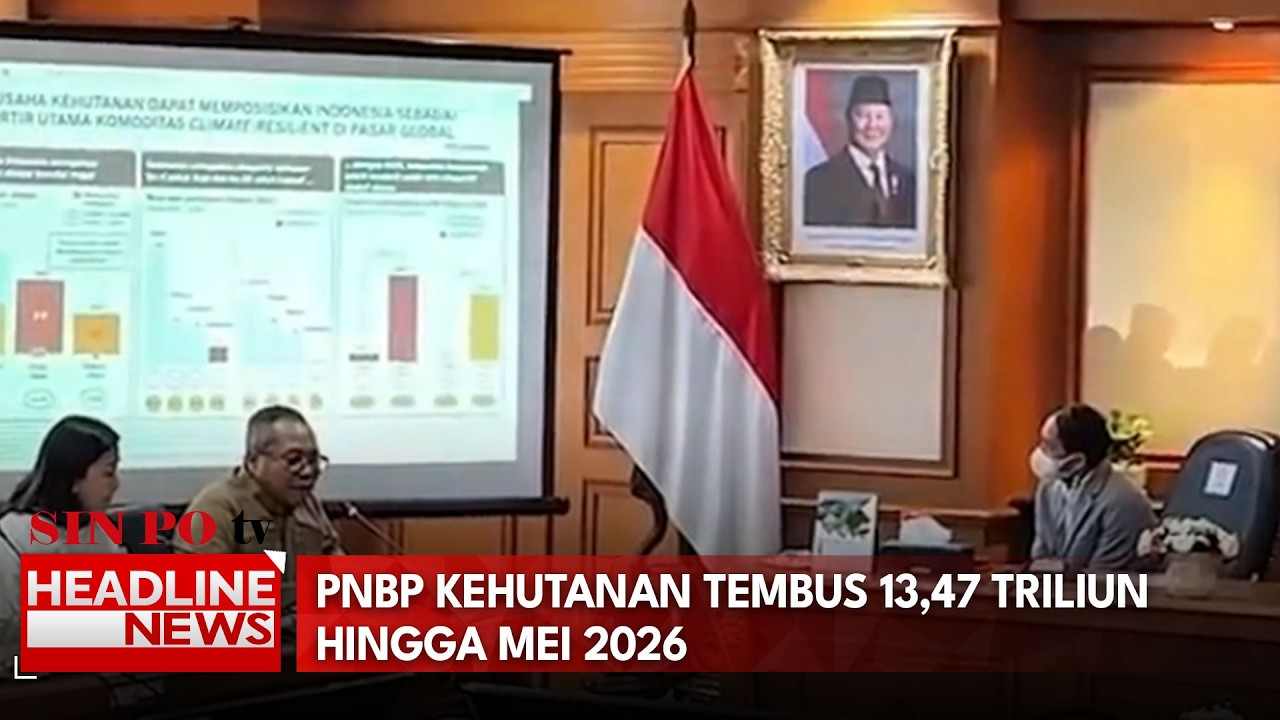 PNBP Kehutanan Tembus 13,47 Triliun Hingga Mei 2026