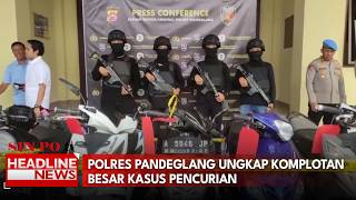 Polres Pandeglang Ungkap Komplotan Besar Kasus Pencurian