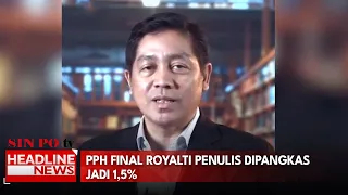 PPH Final Royalti Penulis Dipangkas Jadi 1,5%
