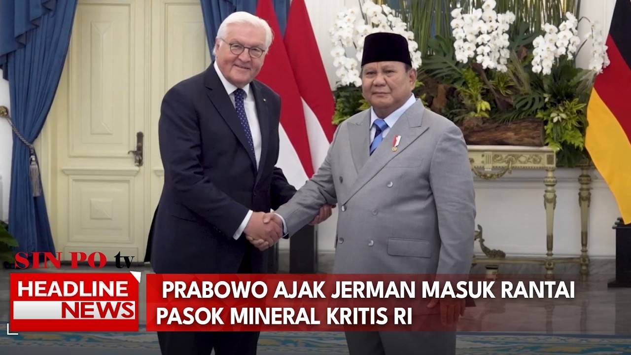 Prabowo Ajak Jerman Masuk Rantai Pasok Mineral Kritis RI