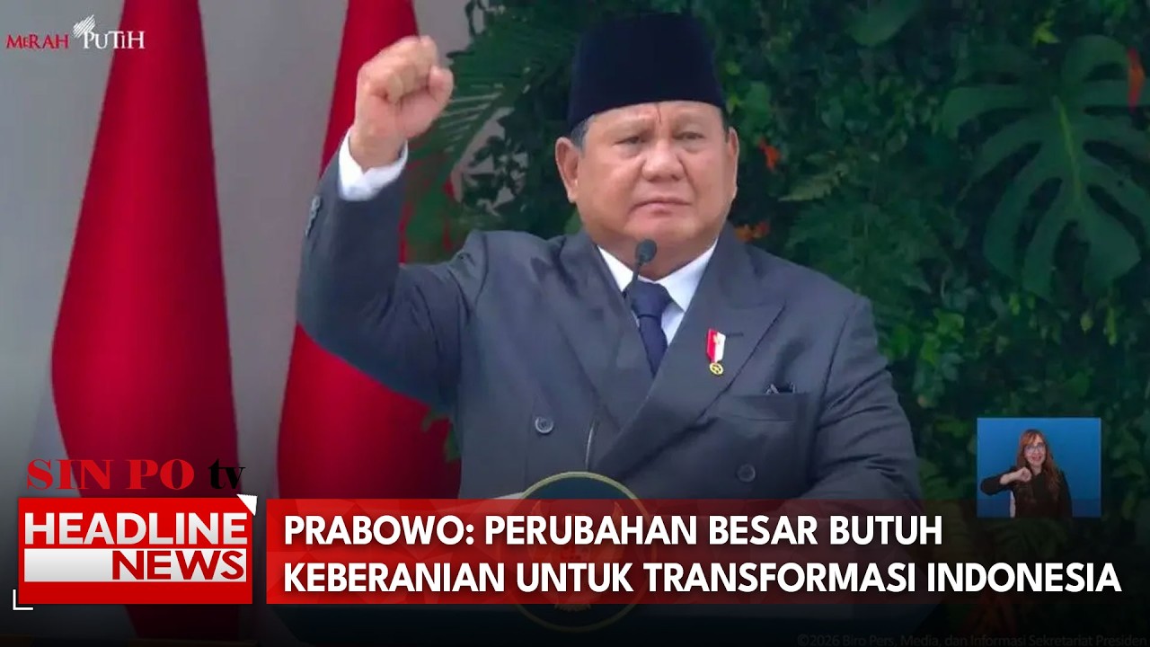Prabowo: Perubahan Besar Butuh Keberanian Untuk Transformasi Indonesia