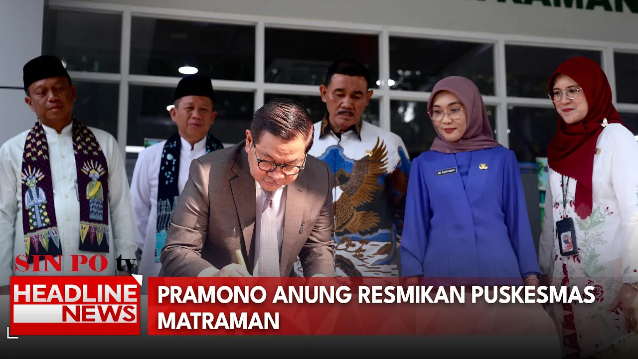 Pramono Anung Resmikan Puskesmas Matraman