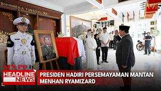 Presiden Hadiri Persemayaman Mantan Menhan Ryamizard