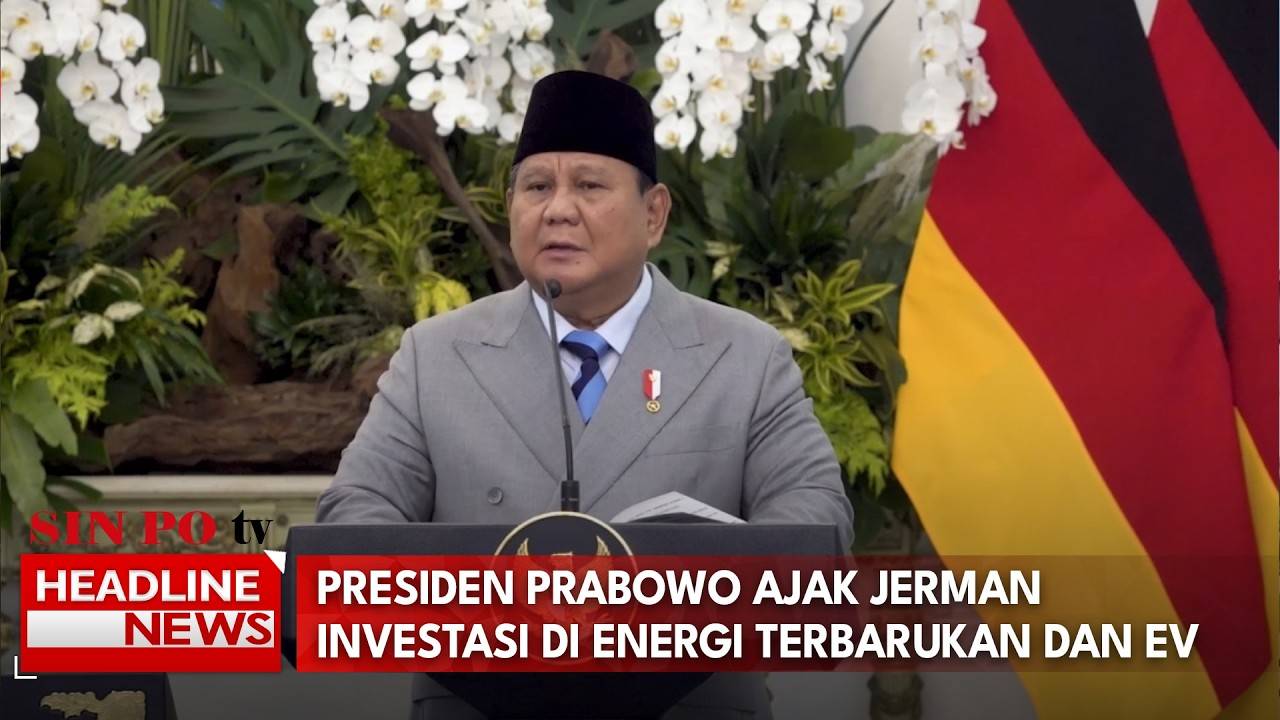 Presiden Prabowo Ajak Jerman Investasi di Energi Terbarukan Dan EV