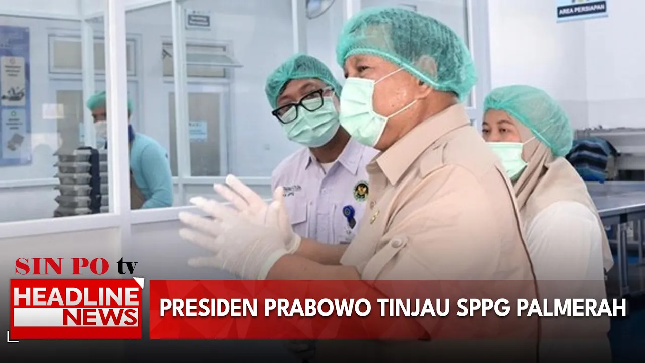 Presiden Prabowo Tinjau SPPG Palmerah