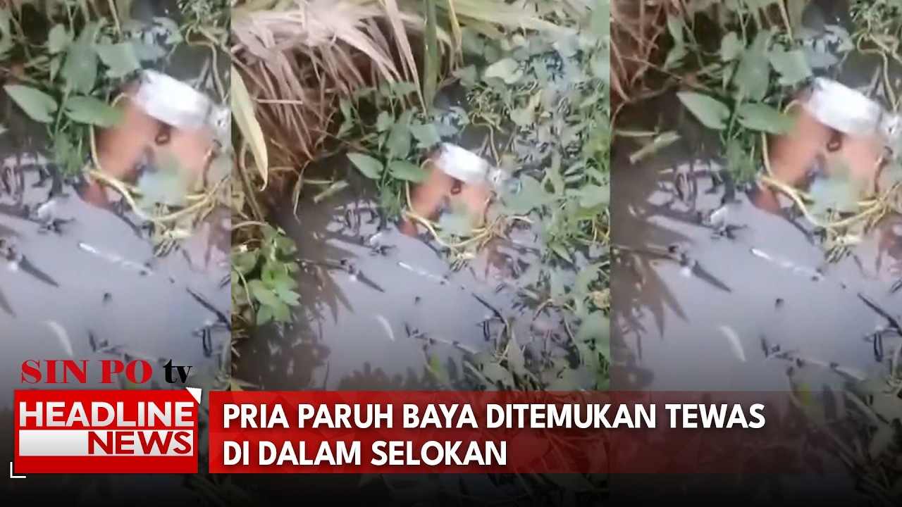 Pria Paruh Baya Ditemukan Tewas Di Dalam Selokan