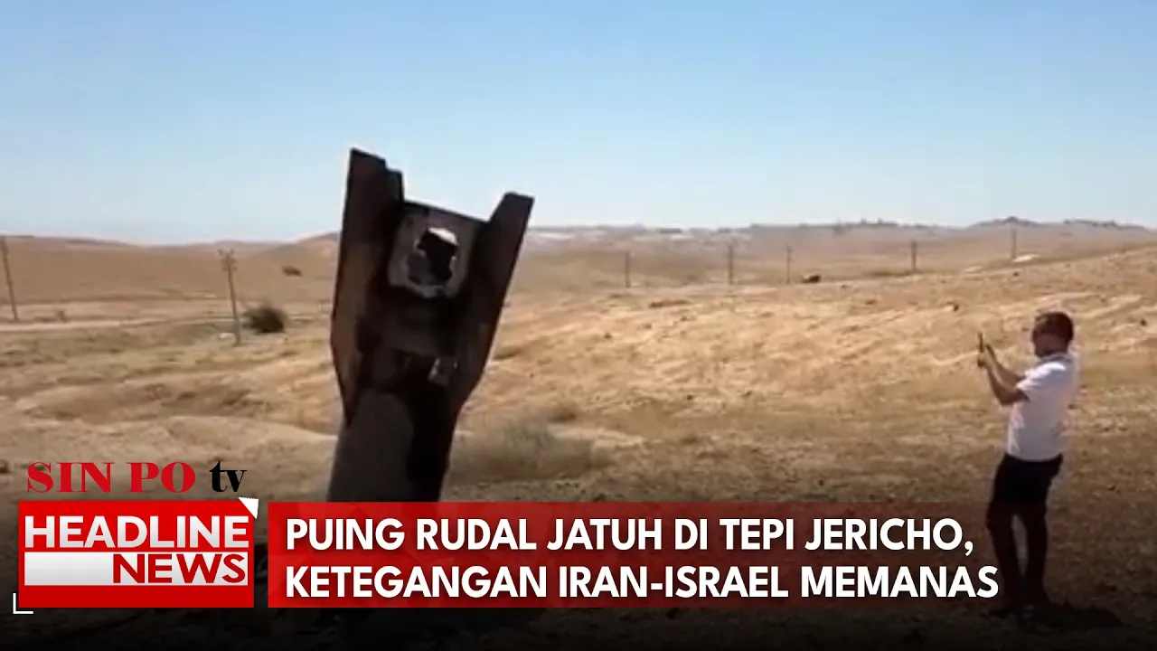 Puing Rudal Jatuh di Tepi Jericho, Ketegangan Iran-Israel Memanas