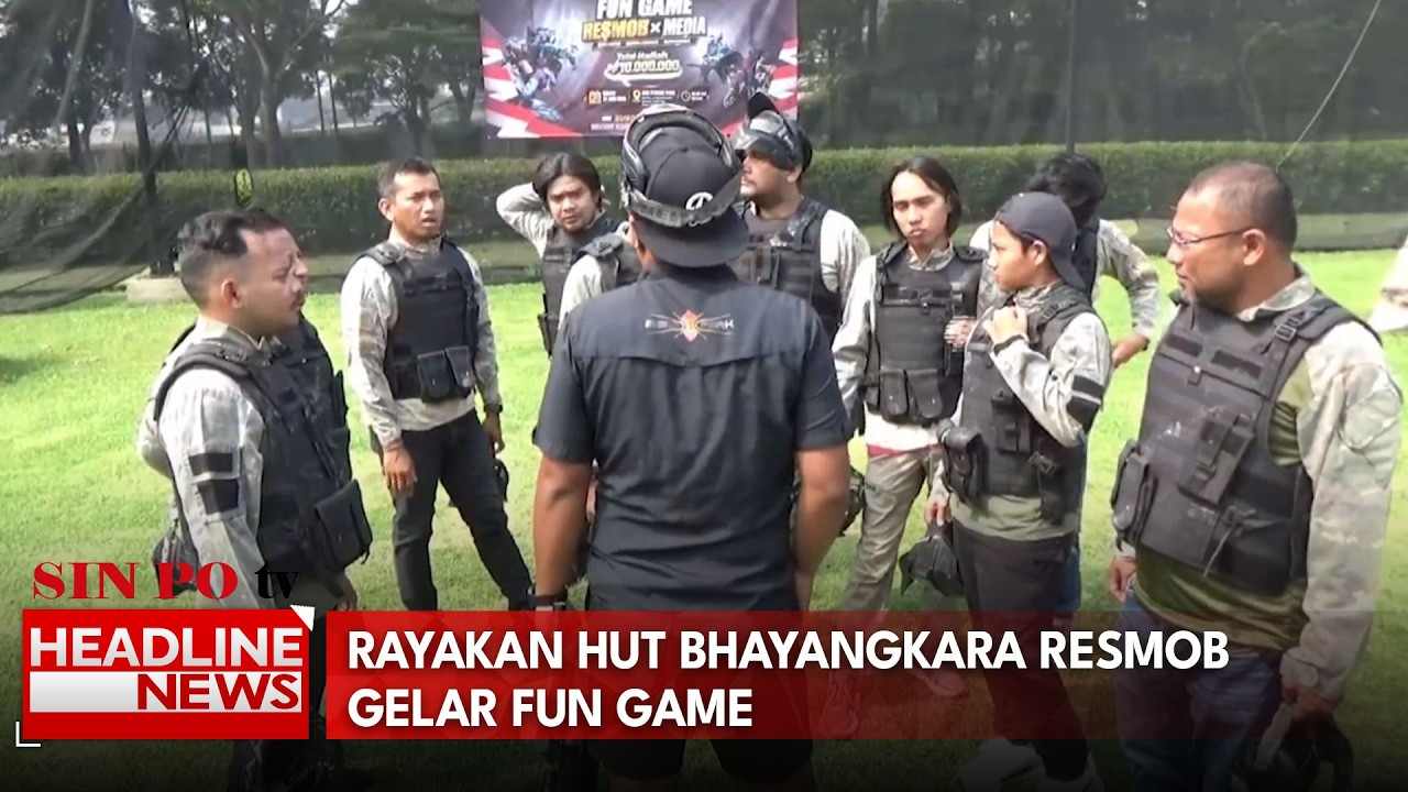 Rayakan HUT Bhayangkara Resmob Gelar Fun Game