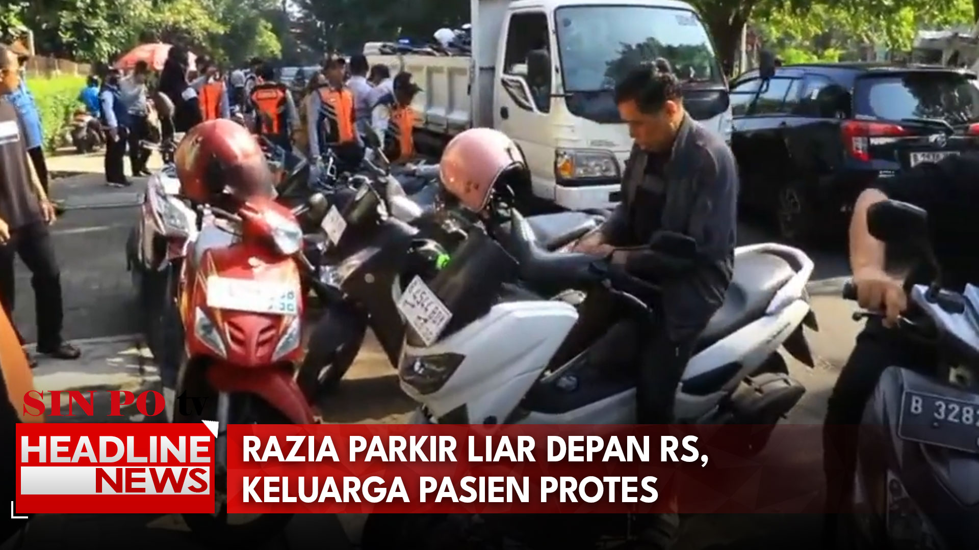 Razia Parkir Liar Depan RS, Keluarga Pasien Protes