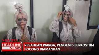 Resahkan Warga, Pengemis Berkostum Pocong Diamankan