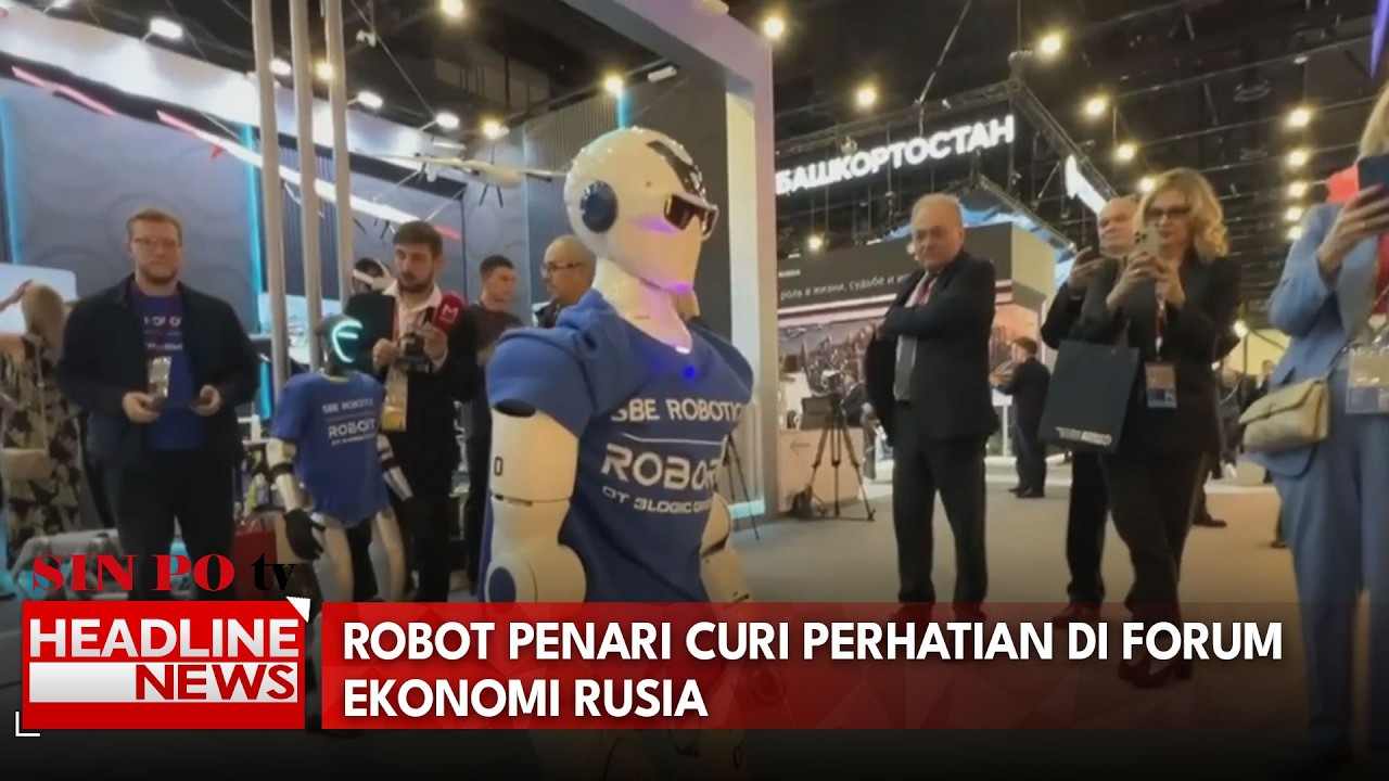 Robot Penari Curi Perhatian di Forum Ekonomi Rusia