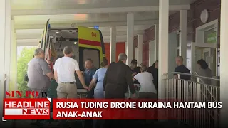 Rusia Tuding Drone Ukraina Hantam Bus Anak-Anak