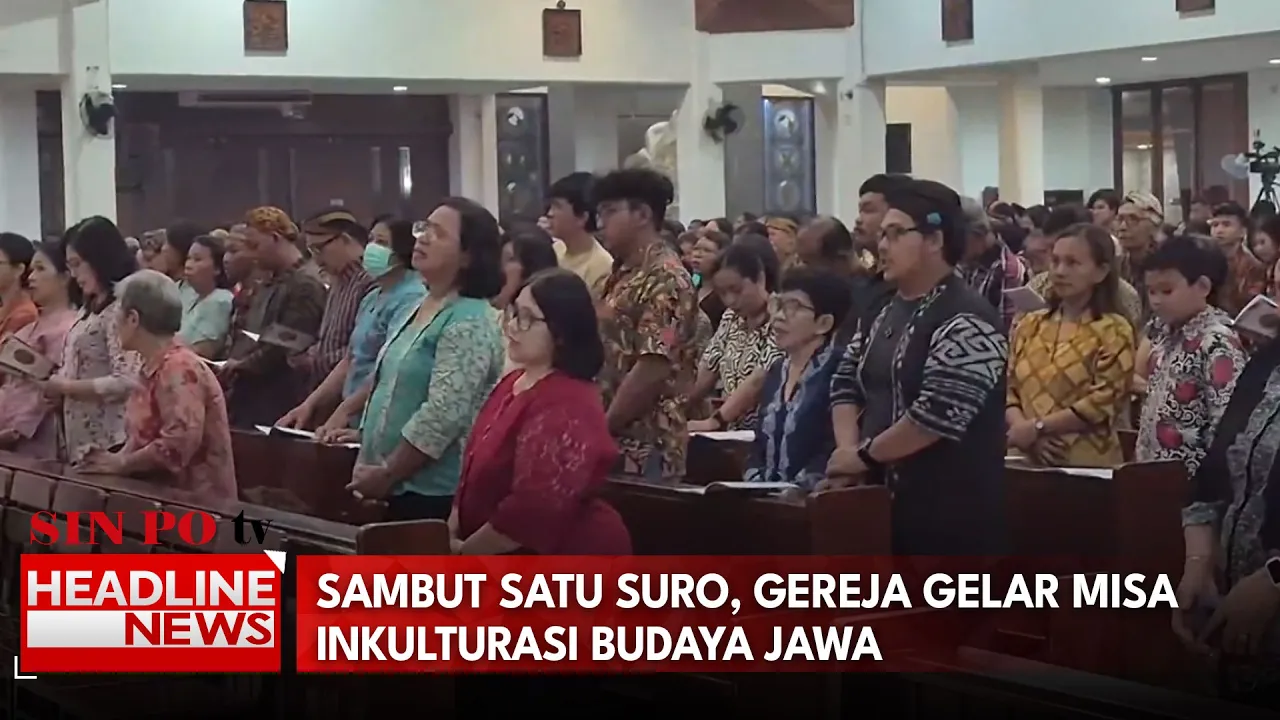 Sambut Satu Suro, Gereja Gelar Misa Inkulturasi Budaya Jawa
