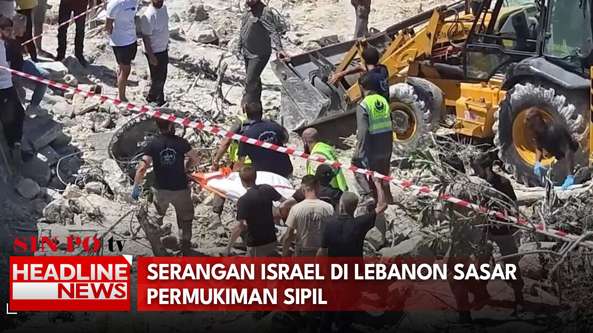Serangan Israel Di Lebanon Sasar Permukiman Sipil