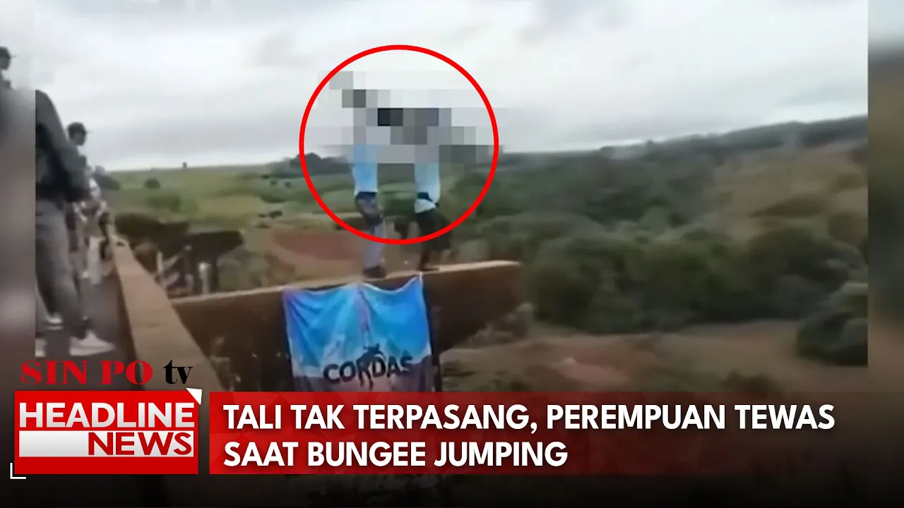 Tali Tak Terpasang, Perempuan Tewas Saat Bungee Jumping