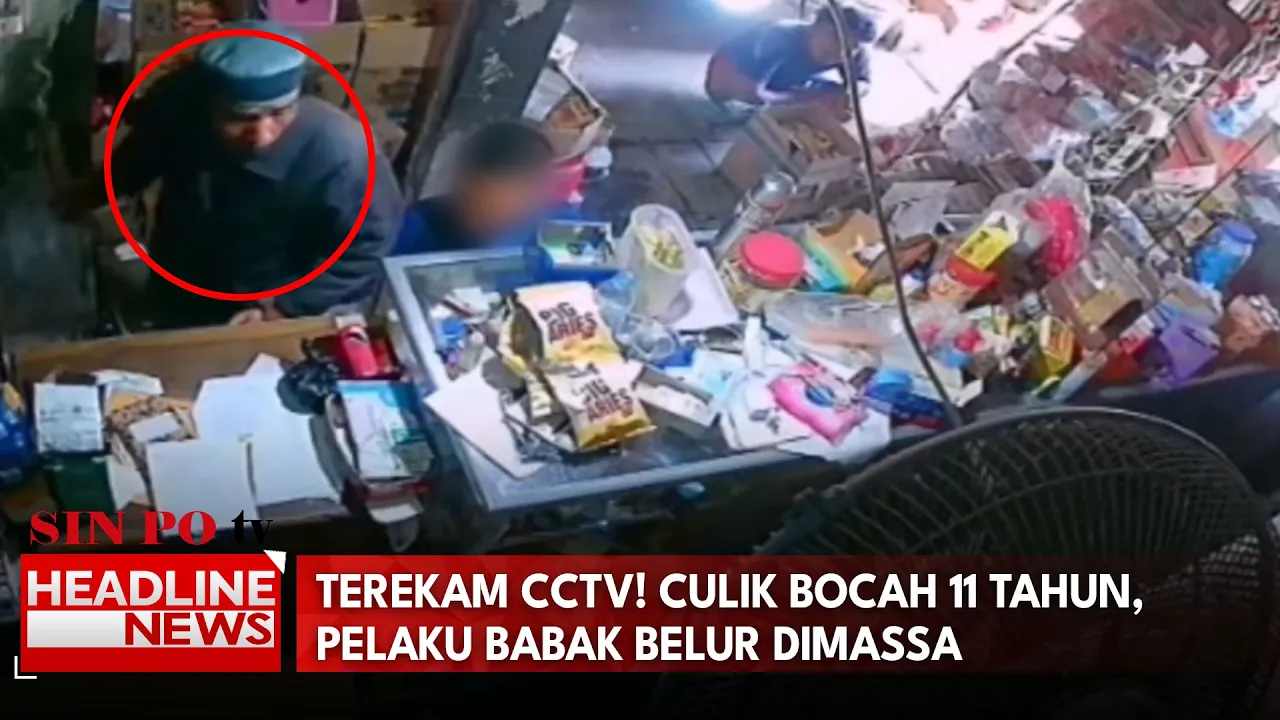 Terekam CCTV! Culik Bocah 11 Tahun, Pelaku Babak Belur Dimassa