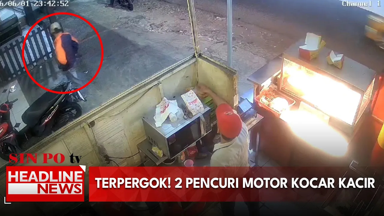 Terpergok! 2 Pencuri Motor Kocar Kacir