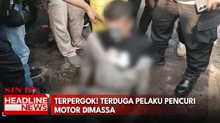 Terpergok! Terduga Pelaku Pencuri Motor Dimassa