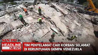 Tim Penyelamat Cari Korban Selamat Di Reruntuhan Gempa Venezuela
