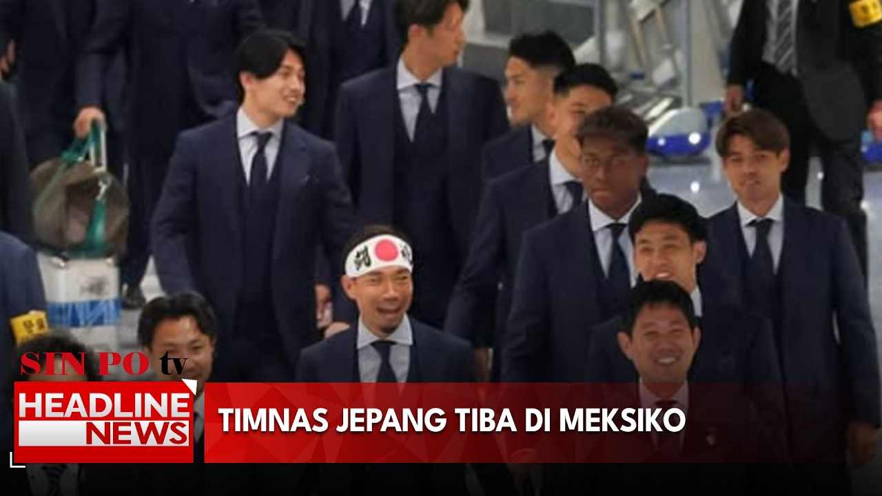 Timnas Jepang Tiba Di Meksiko