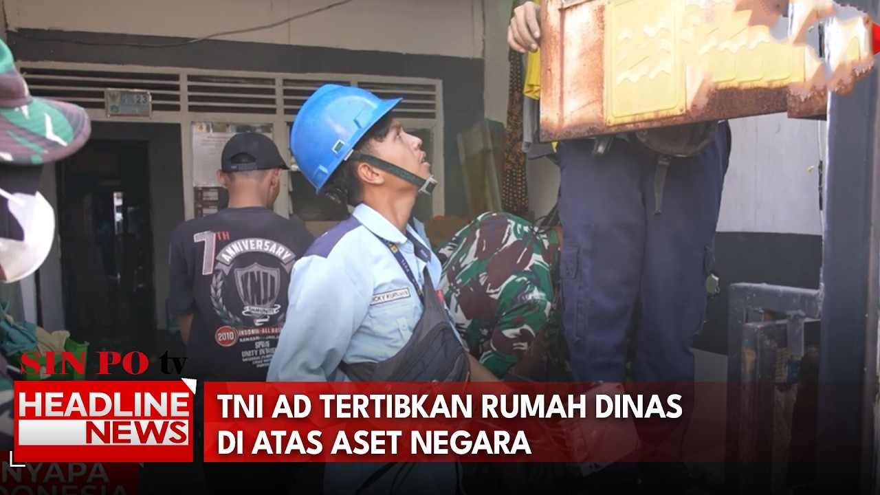 TNI AD Tertibkan Rumah Dinas Di Atas Aset Negara