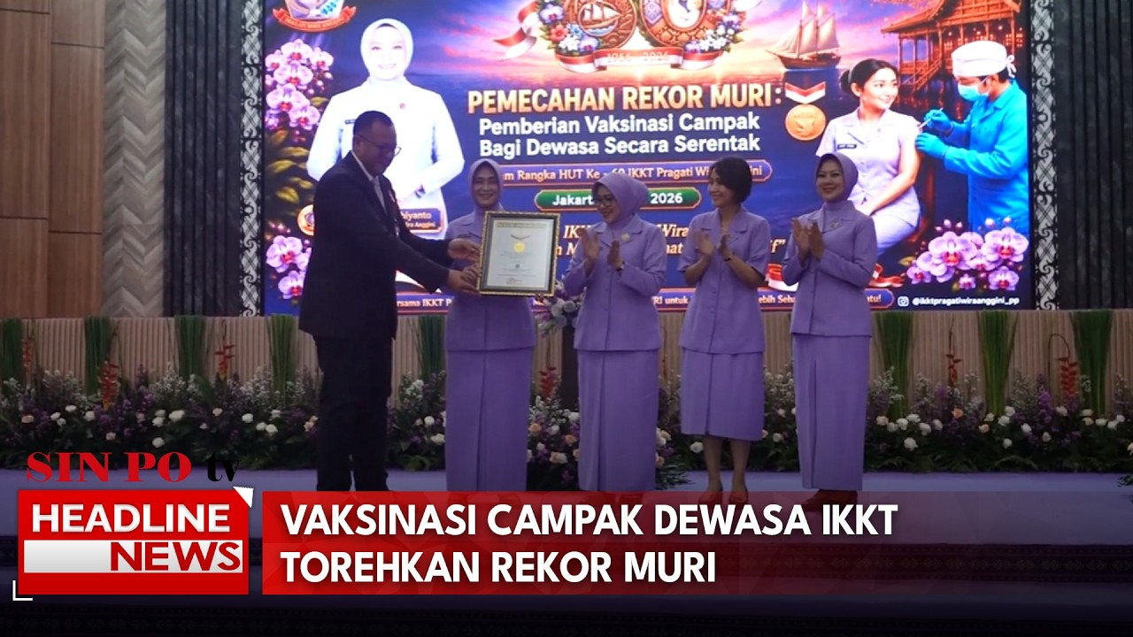 Vaksinasi Campak Dewasa IKKT Torehkan Rekor Muri