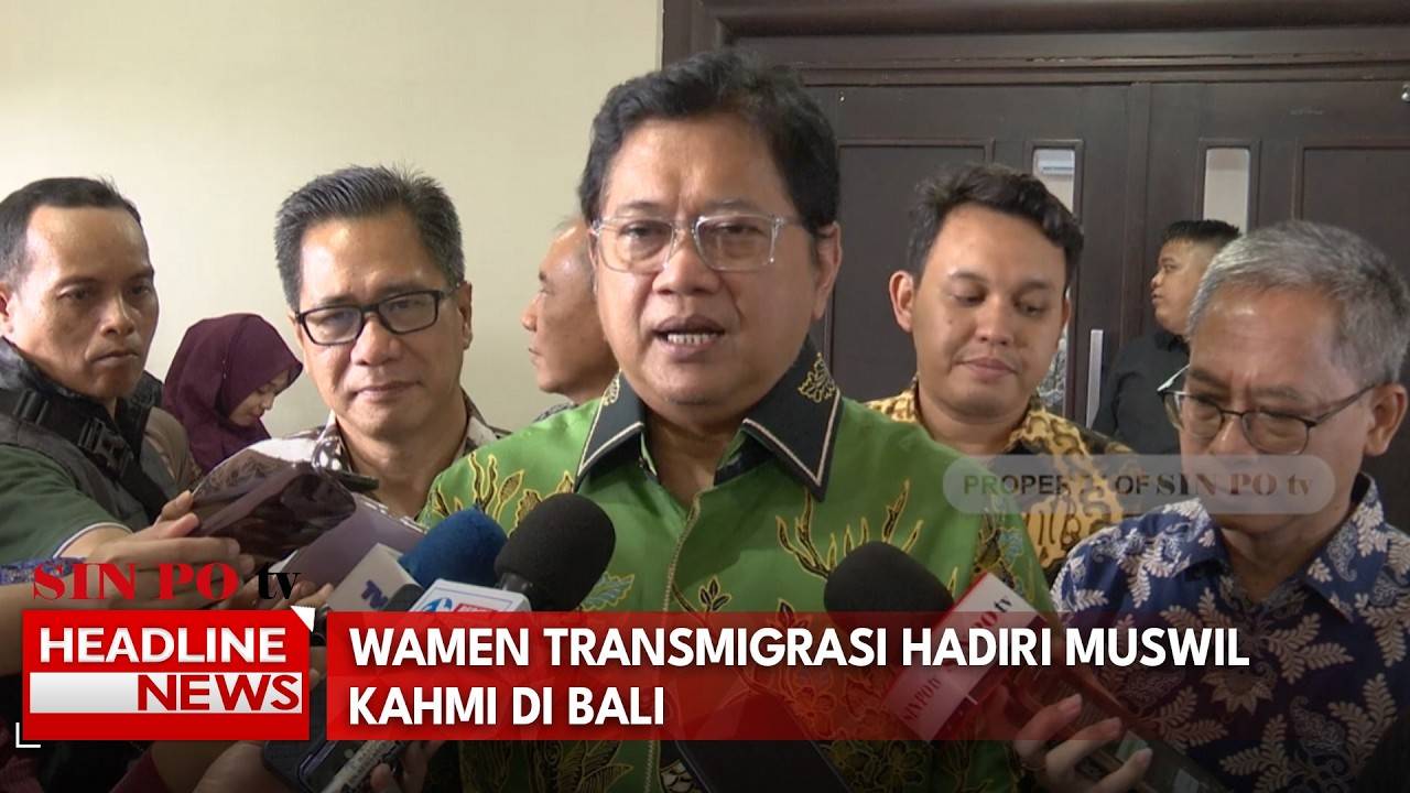 Wamen Transmigrasi Hadiri Muswil Kahmi di Bali