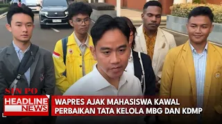 Wapres Ajak Mahasiswa Kawal Perbaikan Tata Kelola MBG Dan KDMP