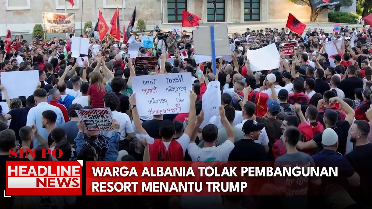Warga Albania Tolak Pembangunan Resort Menantu Trump