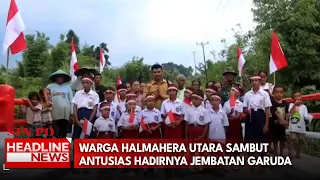 Warga Halmahera Utara Sambut Antusias Hadirnya Jembatan Garuda