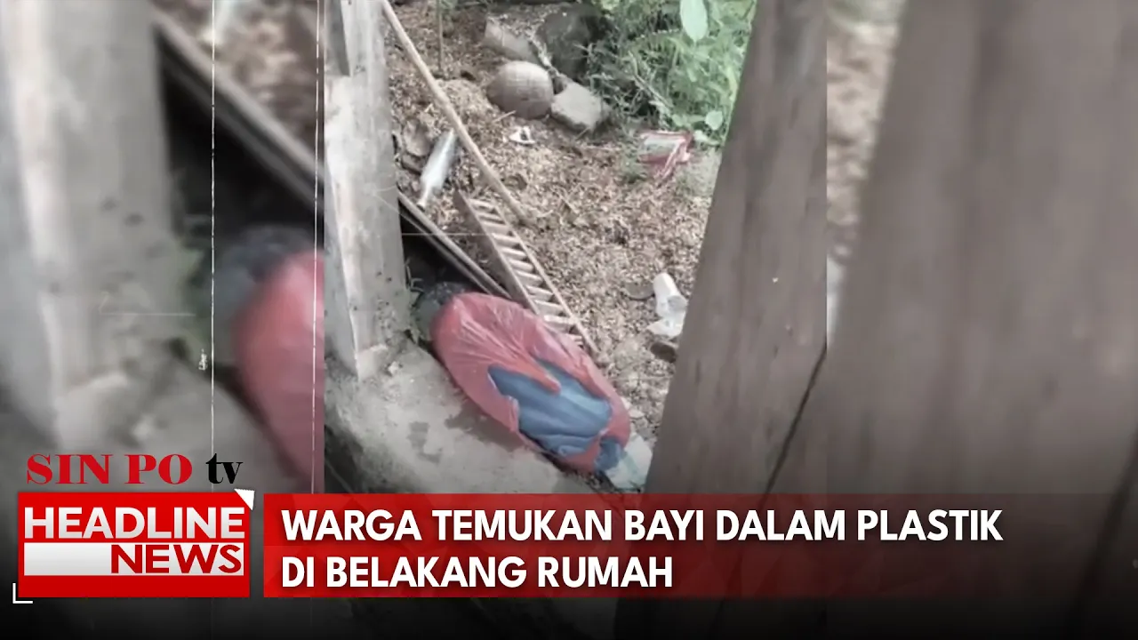 Warga Temukan Bayi Dalam Plastik di Belakang Rumah