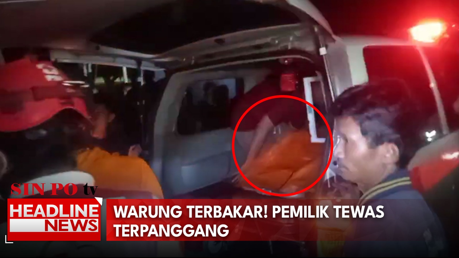 Warung Terbakar! Pemilik Tewas Terpanggang