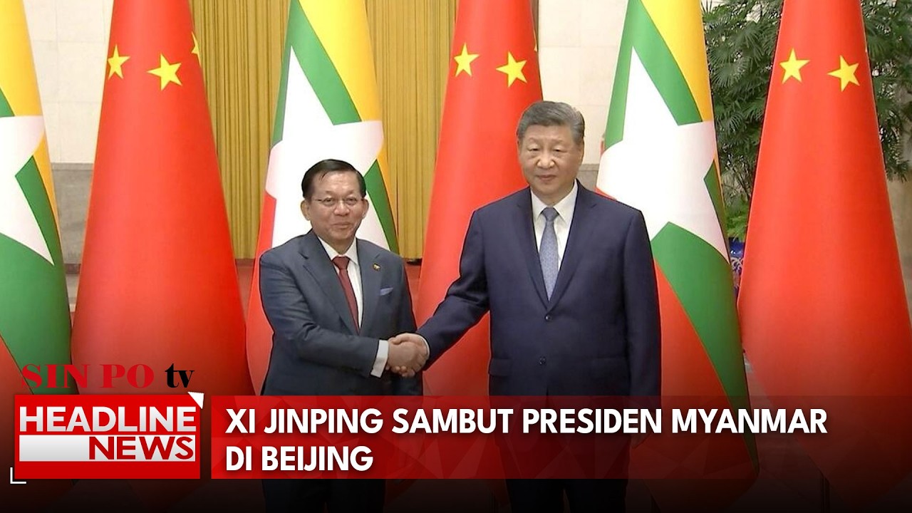 Xi Jinping Sambut Presiden Myanmar Di Beijing